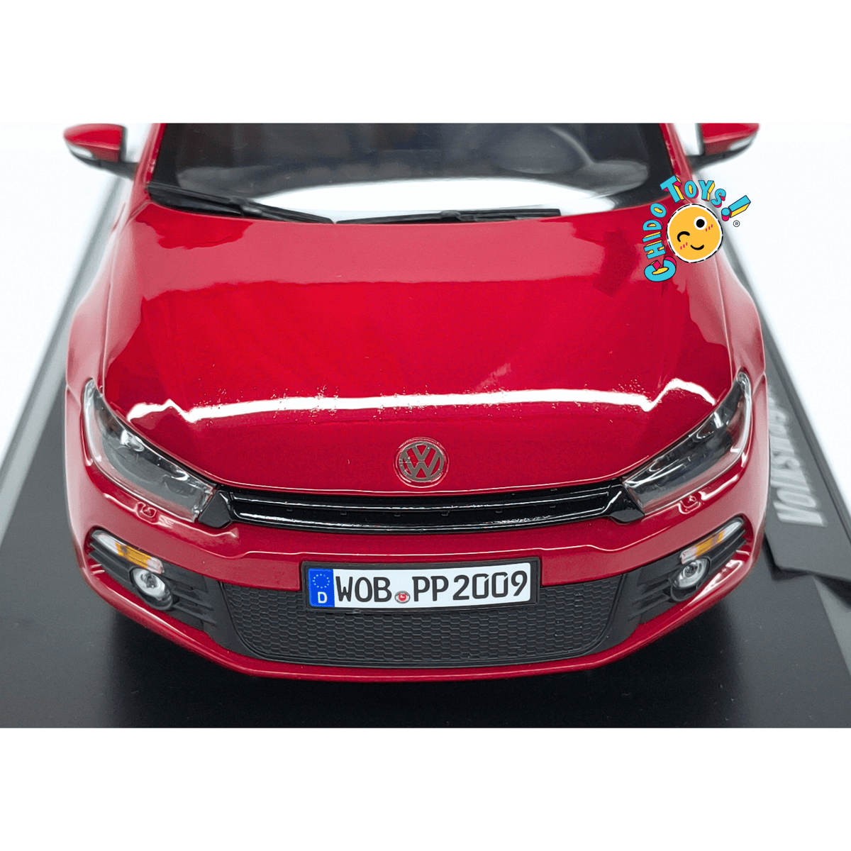 Norev Volkswagen Scirocco 2008 1:18 Salsa Red con apertura total - Chido Toys