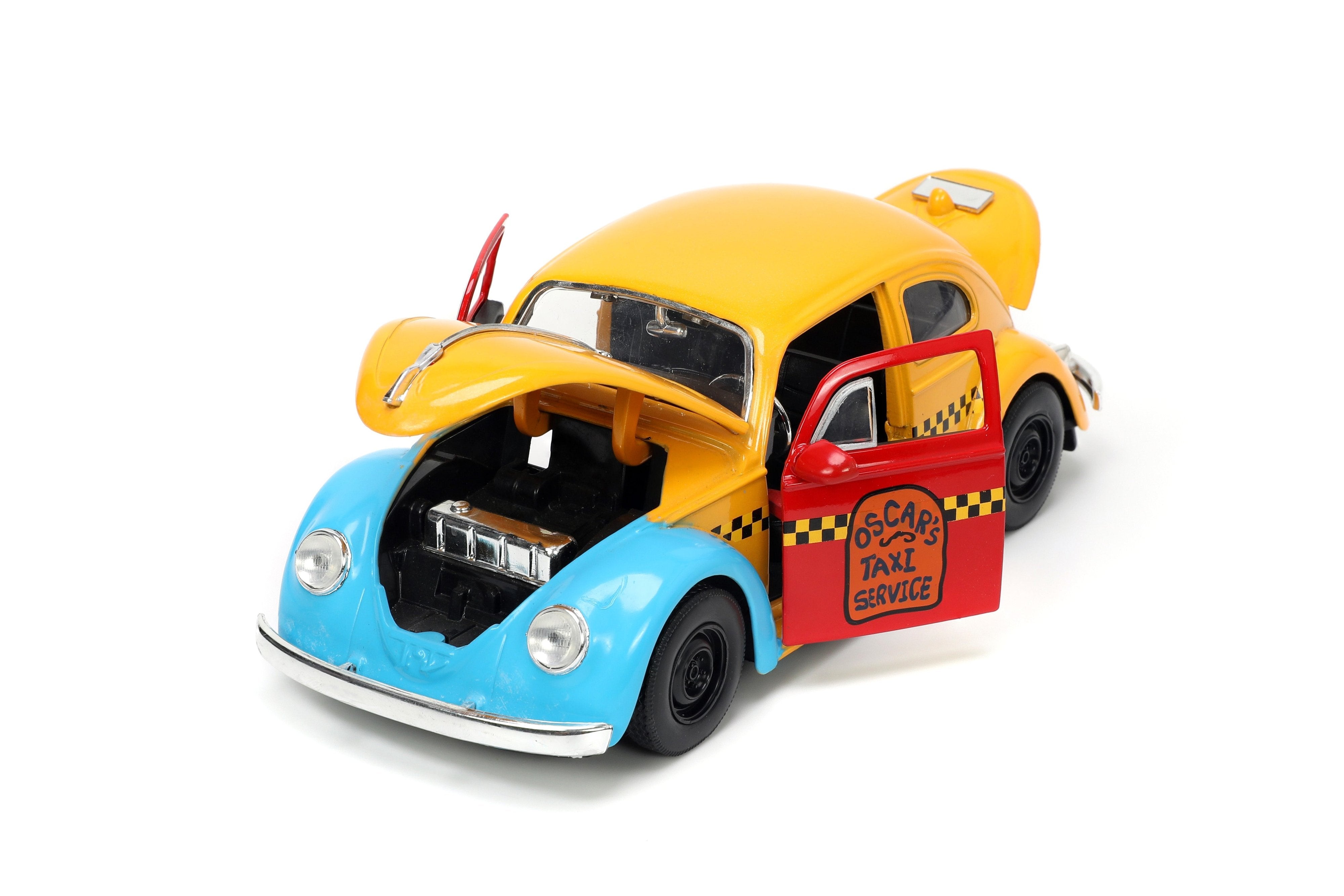 Oscar the Grouch & 1959 Volkswagen Beetle – Jada Toys 1:24 | Plaza Sesamo Die - Cast - Chido Toys