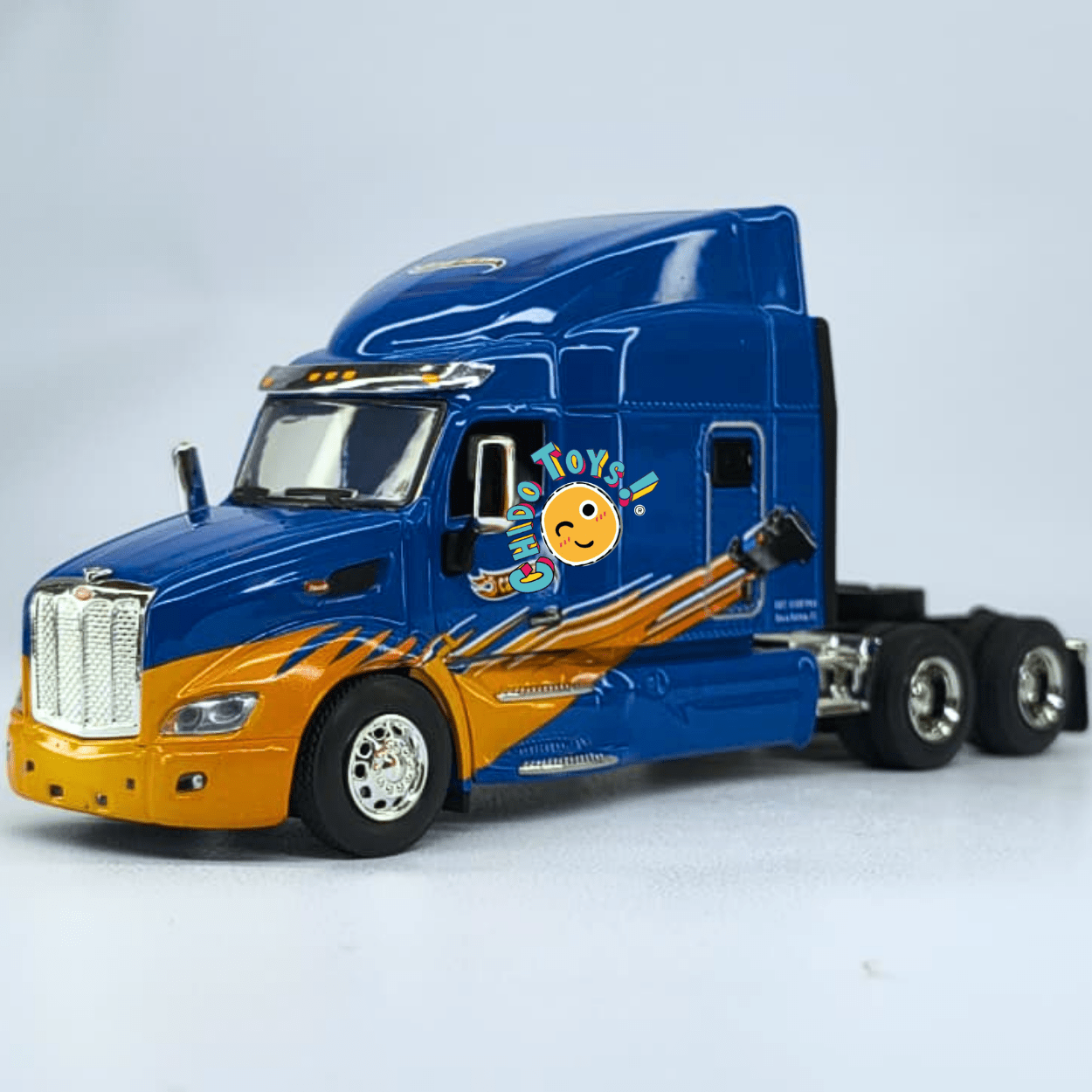 Peterbilt 579 con Car Carrier Hot Wheels – Iconic Replicas 1:64 - Chido Toys