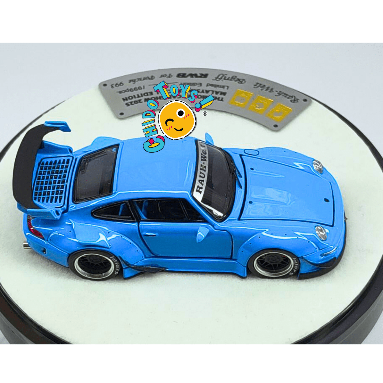 PGM Porsche 911 RWB Azul Edición Limitada TMCS 2025 1:64 - Chido Toys