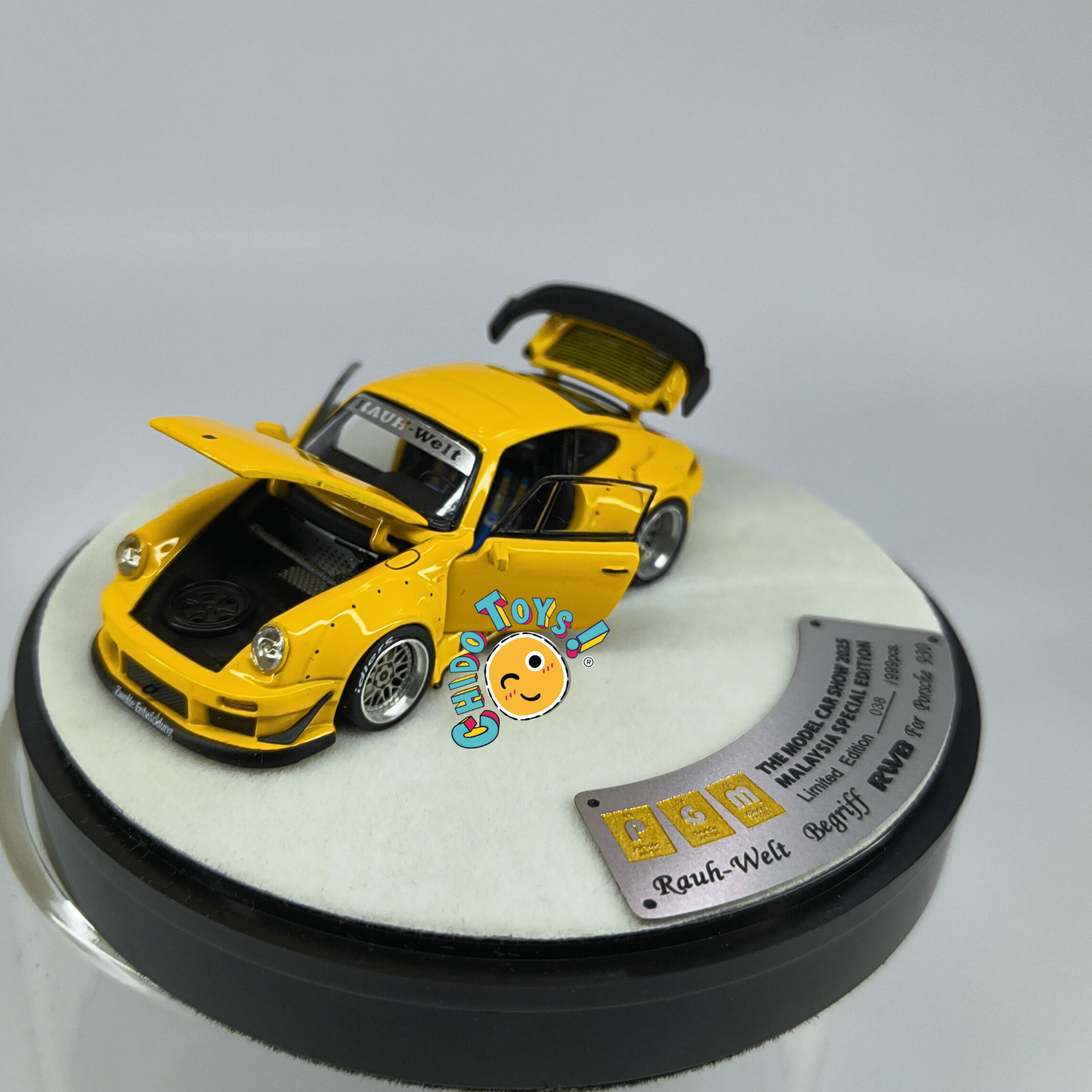 PGM Porsche RWB 993 Hinata TMCS 2025 1:64 edición limitada - Chido Toys