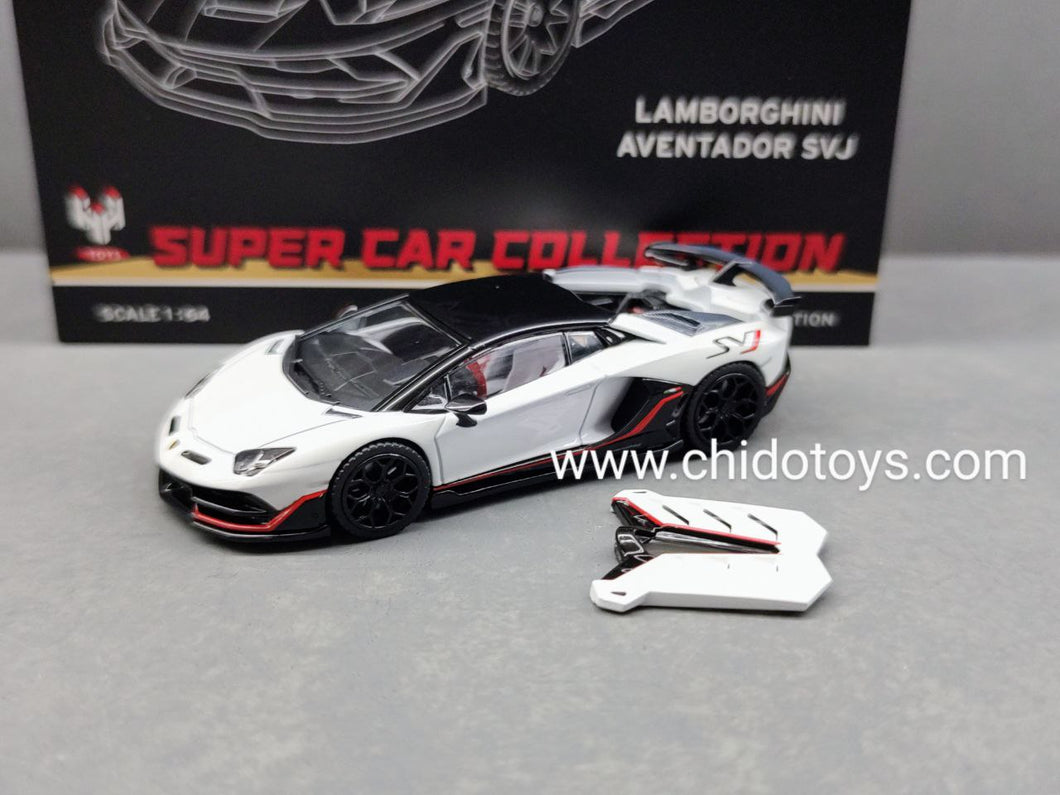 Auto a escala marca Hung Hing Toys (HH Toys), Modelo Lamborghini Aventador SVJ