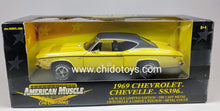 Cargar imagen en el visor de la galería, Auto a escala marca American Muscle &amp; ERTL, Modelo 1969 Chevelle SS396
