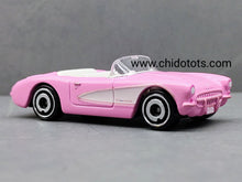 Cargar imagen en el visor de la galería, Auto a escala marca Hot Wheels, Corvette &quot;Barbie The Movie&quot;

