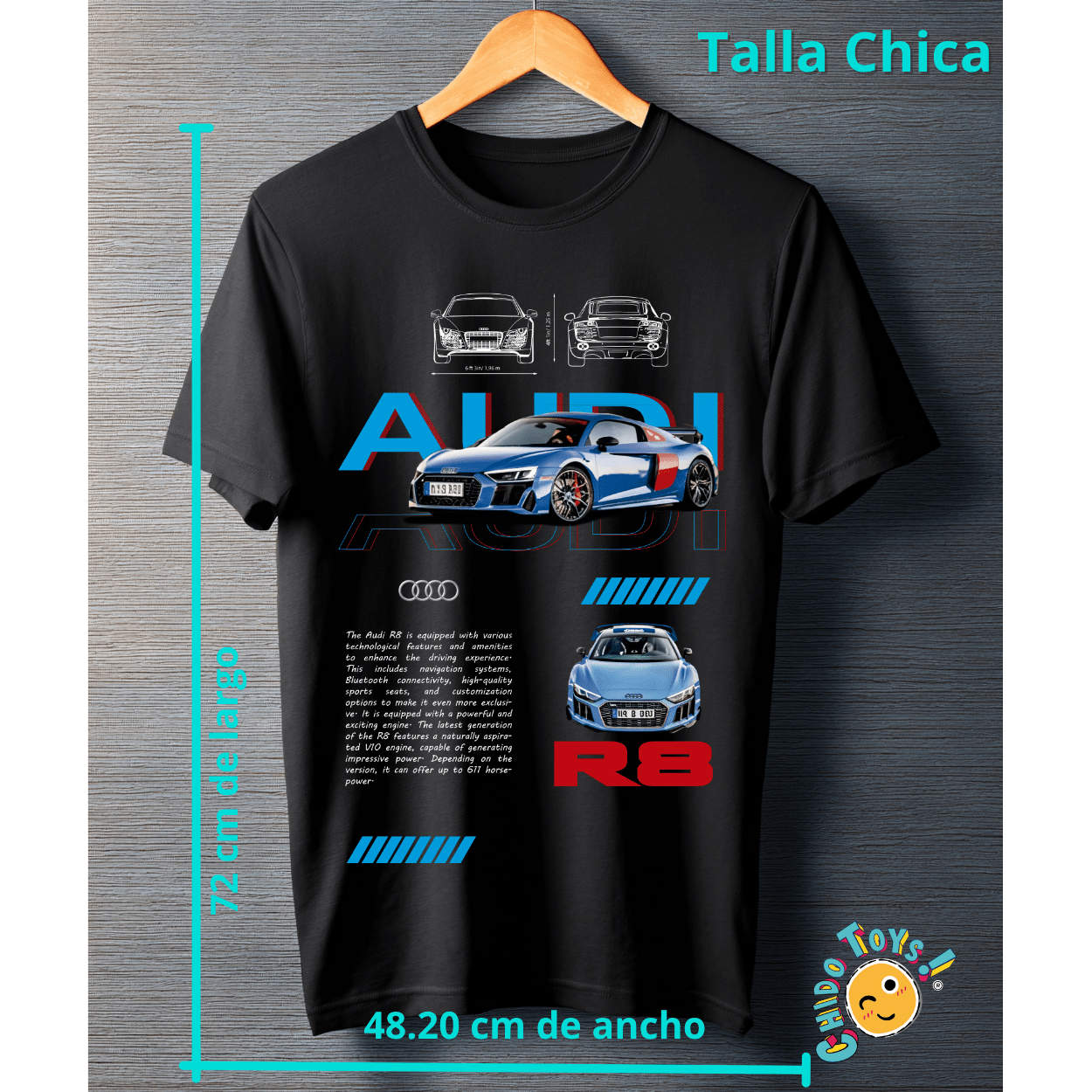 Playera Audi R8 – Supercar Performance Edition - Chido Toys