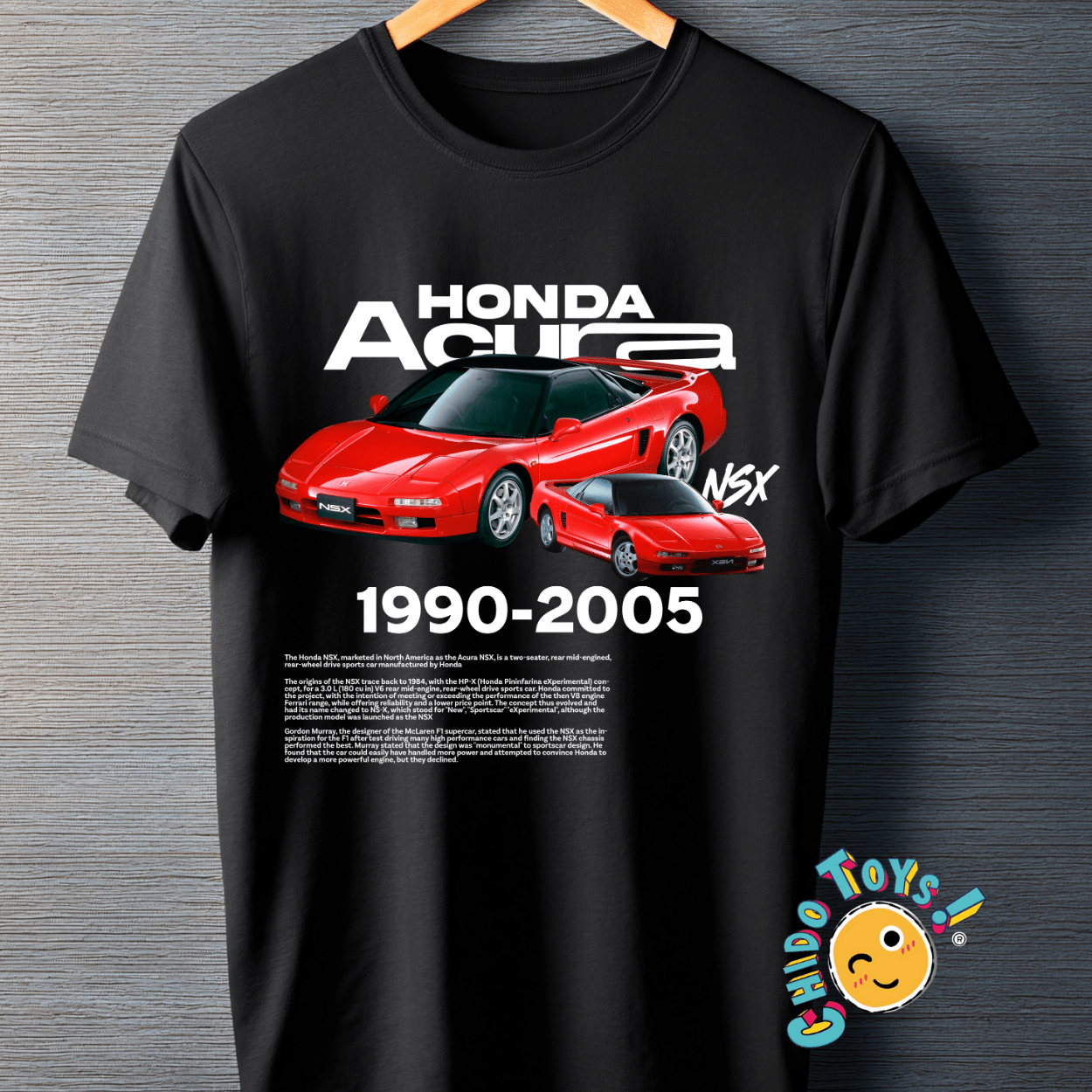 Playera Honda / Acura NSX – 1990–2005 Legend - Chido Toys