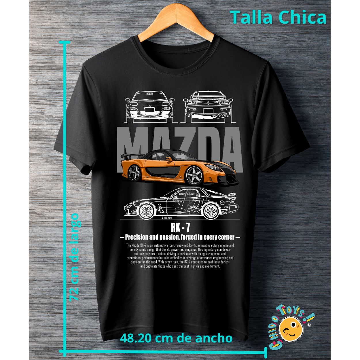 Playera Mazda RX - 7 – Rotary Spirit Edition - Chido Toys