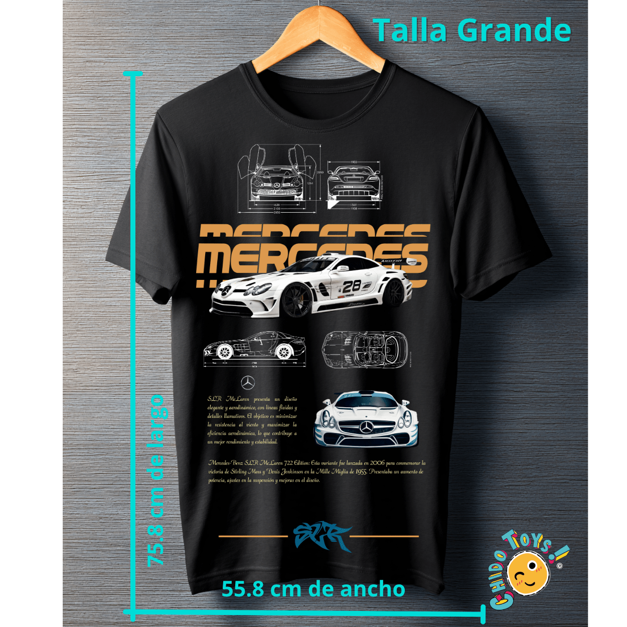 Playera Mercedes - Benz SLR McLaren – Heritage Edition - Chido Toys