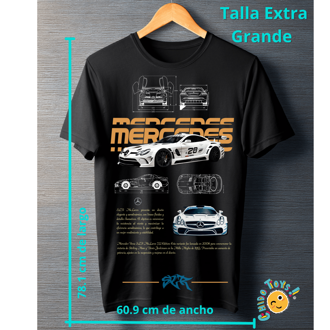 Playera Mercedes - Benz SLR McLaren – Heritage Edition - Chido Toys