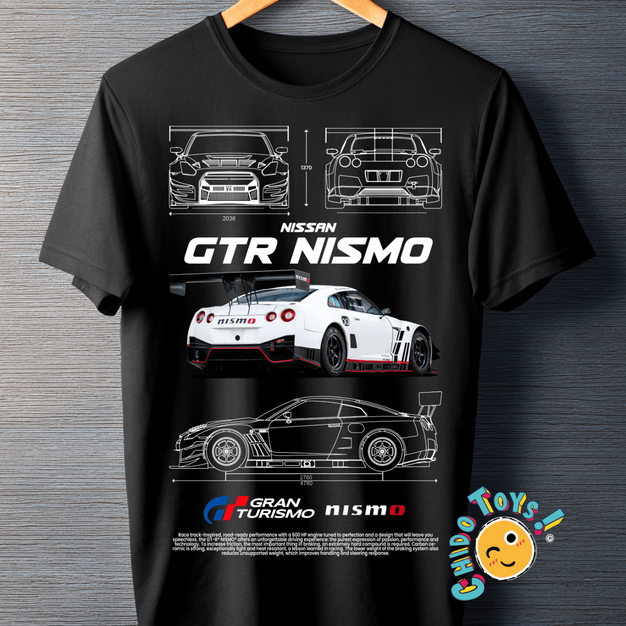 Playera Nissan GT - R Nismo – Gran Turismo Edition - Chido Toys