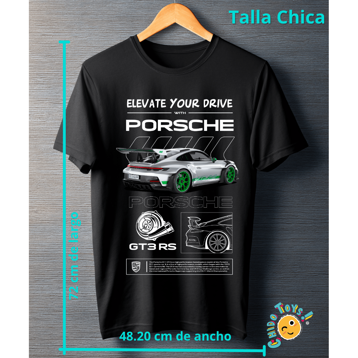 Playera Porsche GT3 RS – Elevate Your Drive - Chido Toys