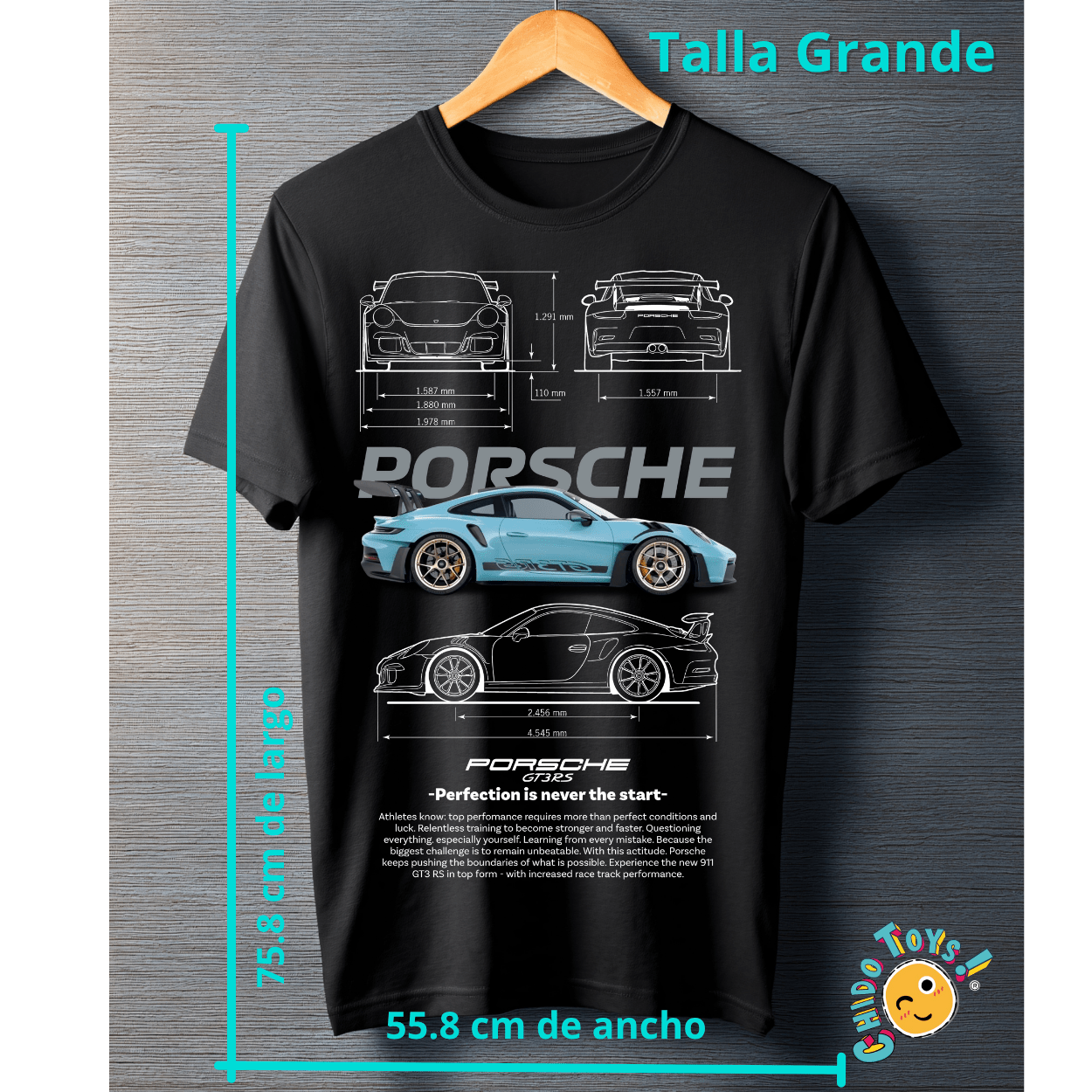 Playera Porsche GT3 RS – Performance Heritage Edition - Chido Toys