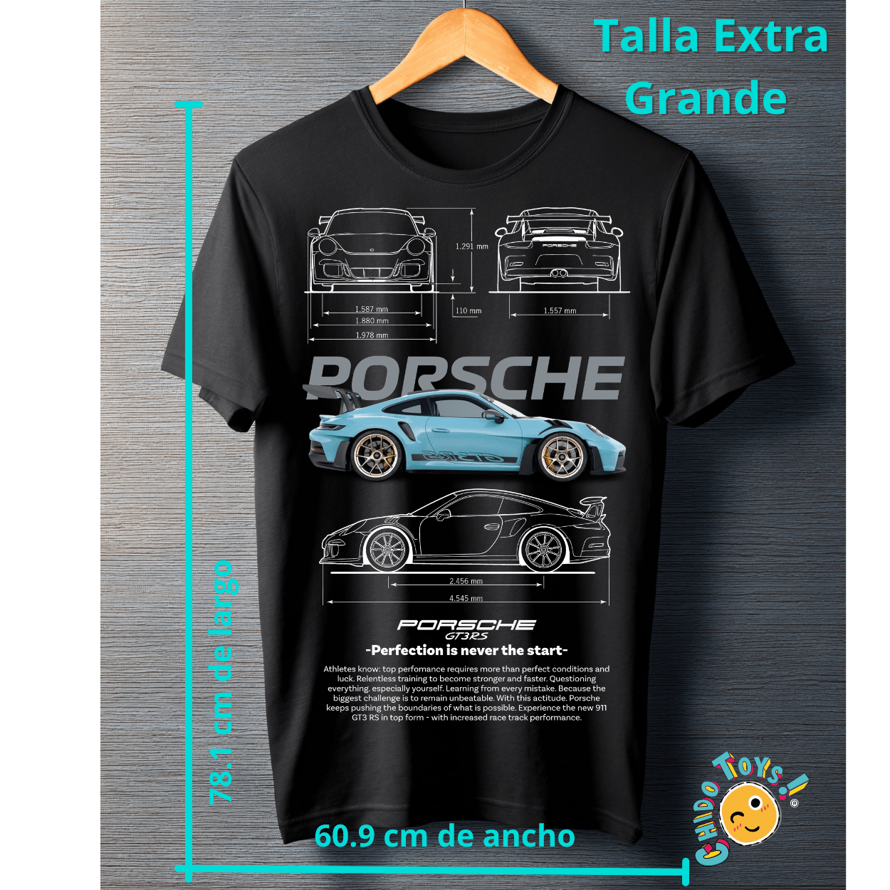 Playera Porsche GT3 RS – Performance Heritage Edition - Chido Toys