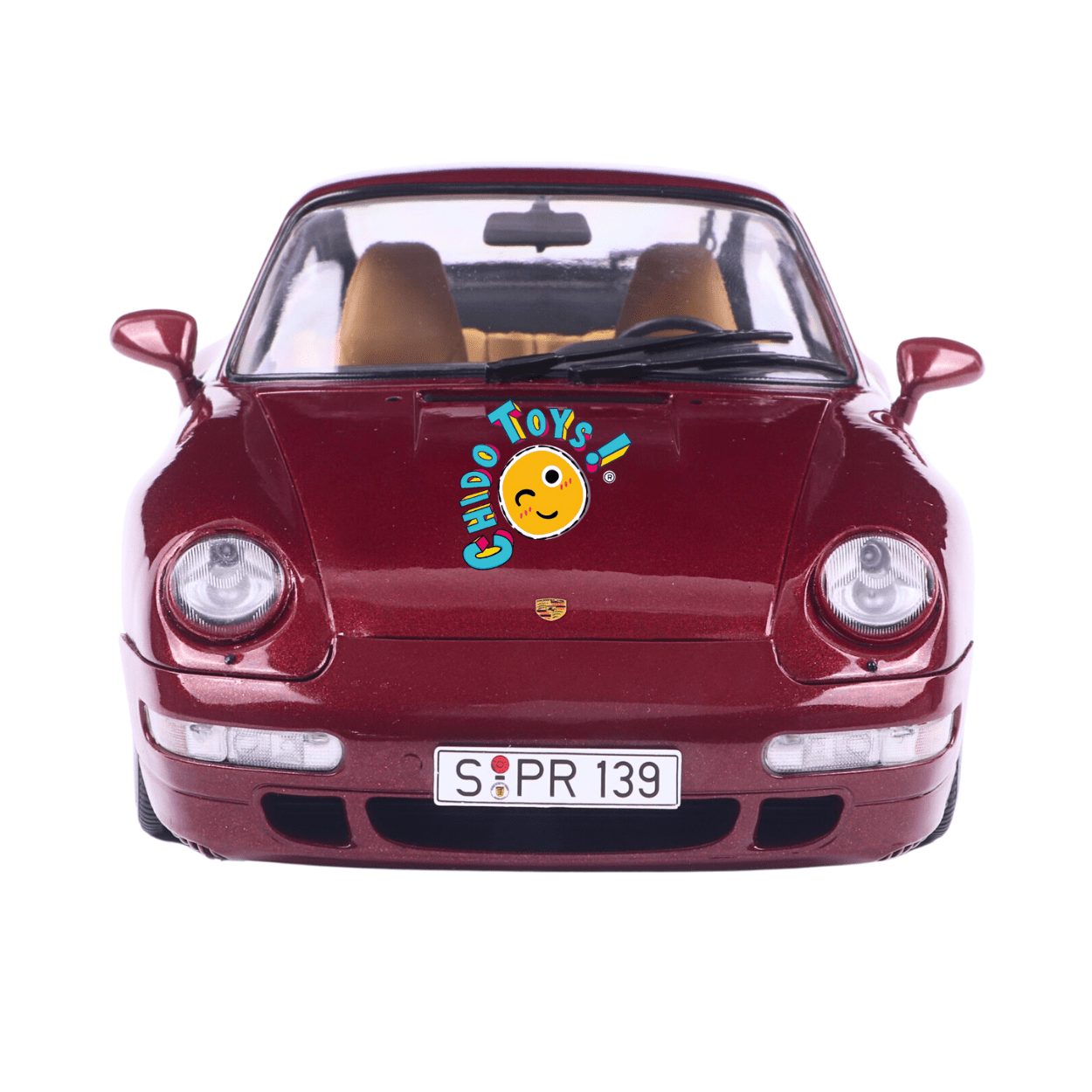 Porsche 911 (993) Turbo Rojo Solido 1:18 - Chido Toys