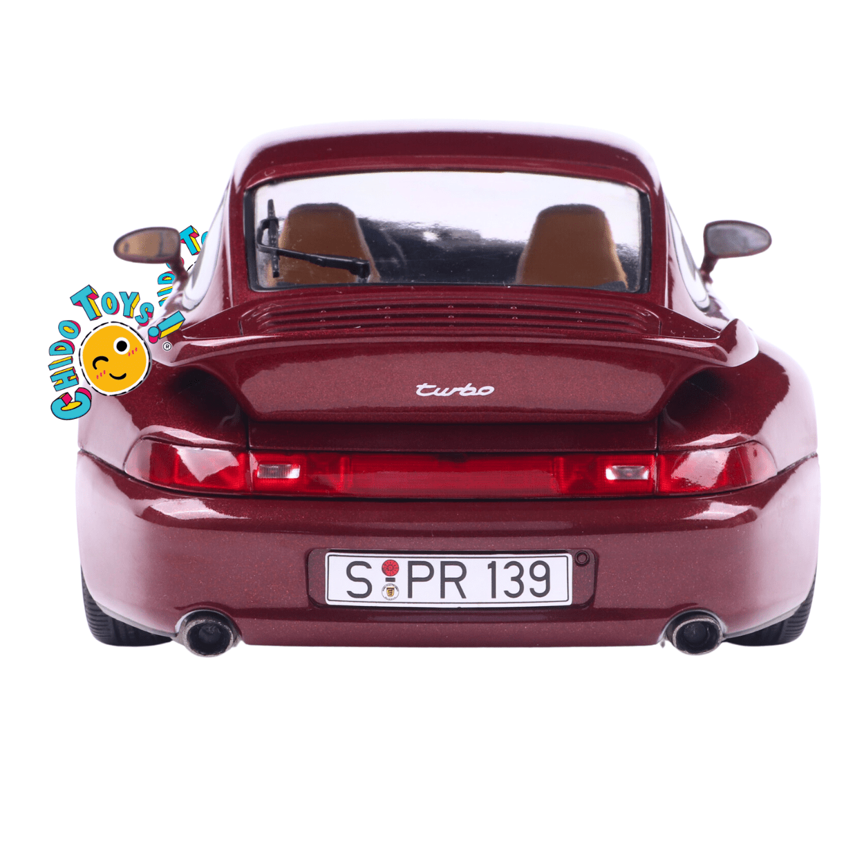 Porsche 911 (993) Turbo Rojo Solido 1:18 - Chido Toys