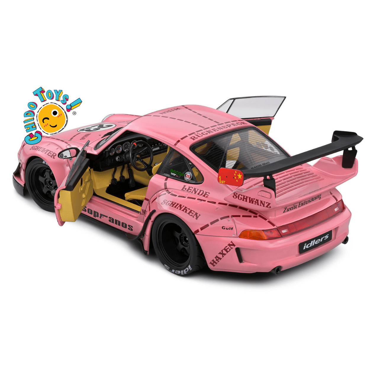 Porsche 911 RWB Pink Pig 23 Solido 1:18 - Chido Toys