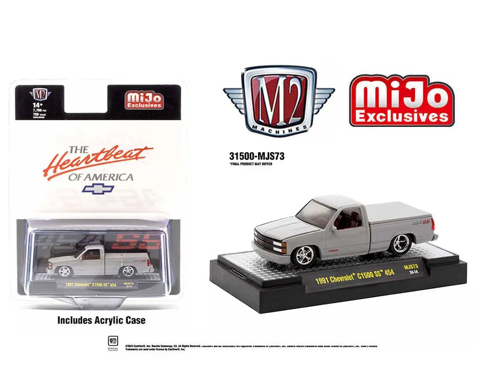 PRE - VENTA Camioneta a escala marca M2, modelo Chevrolet C1500 Ss 454 1991 - Chido Toys