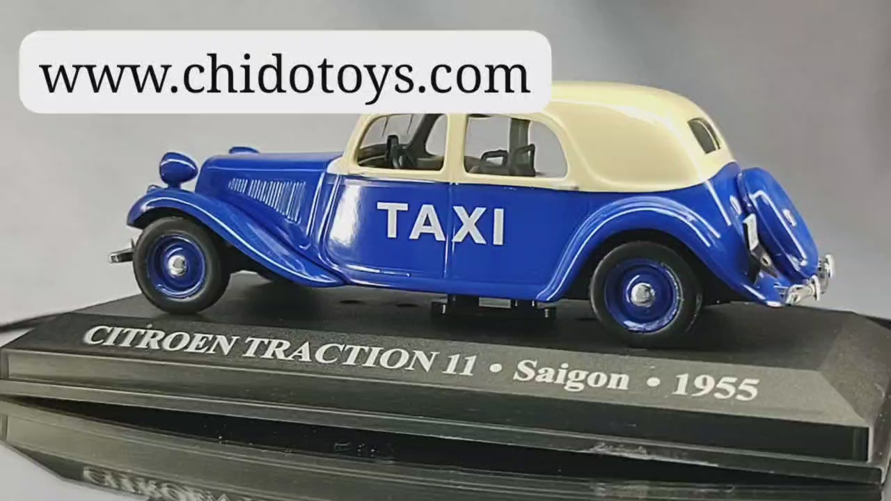 Citroen Traction 11 Taxi Saigon 1955 escala 1:43