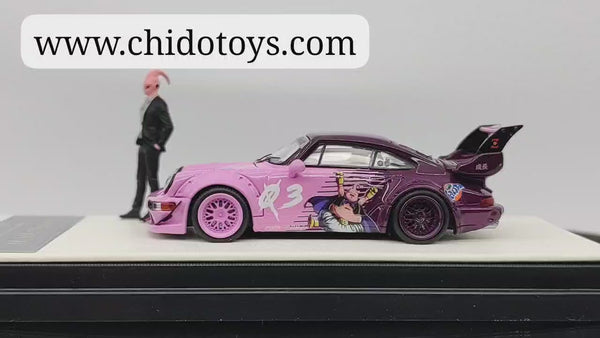 Auto a escala marca Mini Station modelo RWB Majin