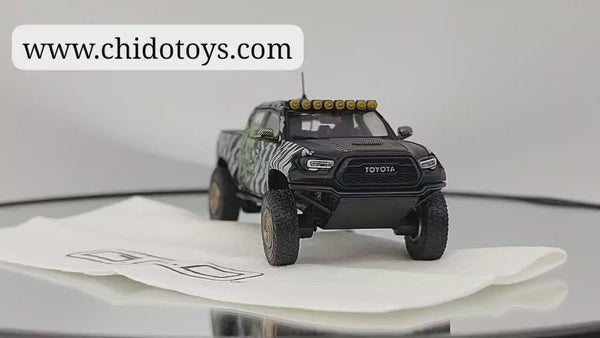 Camioneta a escala marca GCD, Modelo Toyota Tacoma Monster.