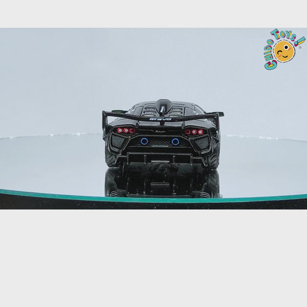 Mini GT Lamborghini Diablo GT LB-WORKS 1:64 negro, PRIMERA EDICIÓN.