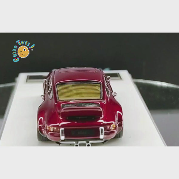 MY64 Kaege Retro Turbo Arena Red Metallic 1:64 – Resina sellada, edición limitada 199 piezas