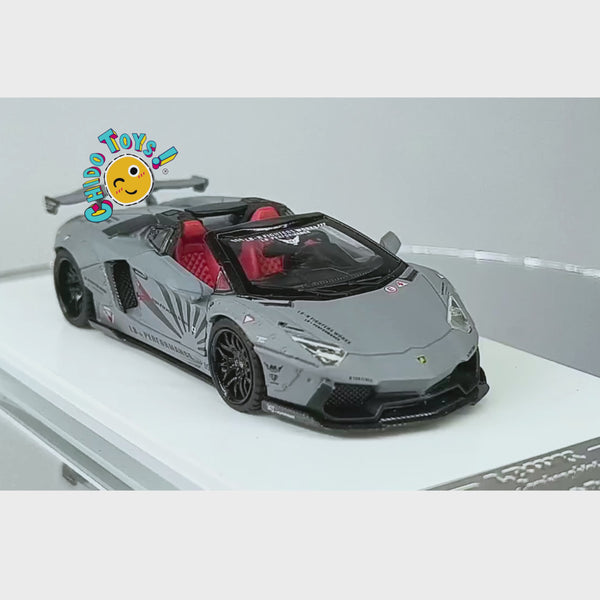 Lamborghini Aventador LP700-4 LB★Works Combat Gray Mate 1:64 TPC