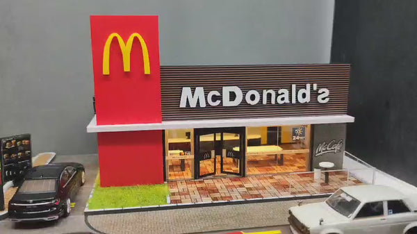 Diorama marca G-Fans modelo McDonald's - Agencia Lambo.