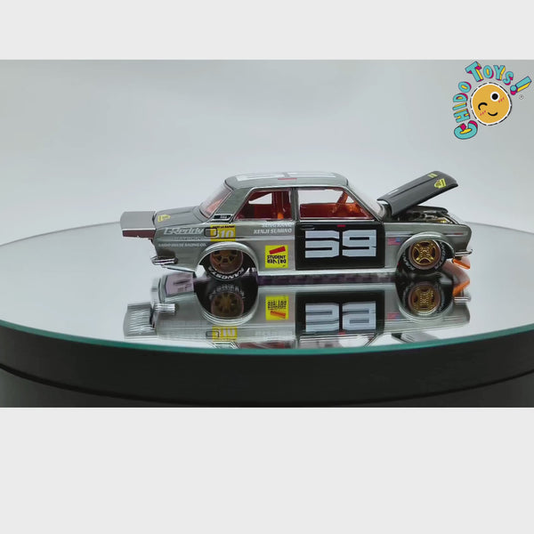 Kaido House Datsun 510 Pro Street #004 CHASE 1:64 metal expuesto