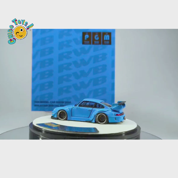 PGM Porsche 911 RWB Azul Edición Limitada TMCS 2025 1:64