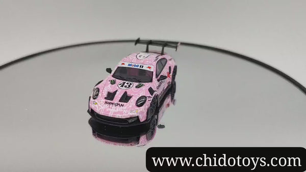 Auto a escala marca TPC, GT3 RS Modelo Hoonigan Pink #43