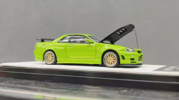 Auto a escala marca Time Micro, Modelo GT-R R34