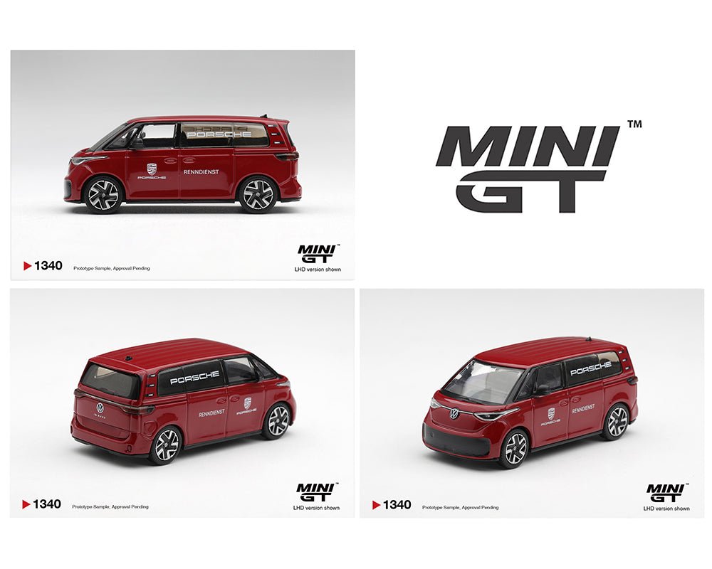 Próximo a llegar 🚗🔥 Mini GT 1:64 Volkswagen ID.Buzz Porsche Renndienst - Chido Toys