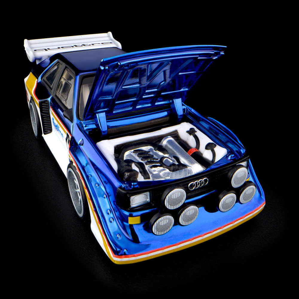 Hot Wheels RLC 1985 Audi Sport quattro S1 1:64 Spectraflame Otto Blue