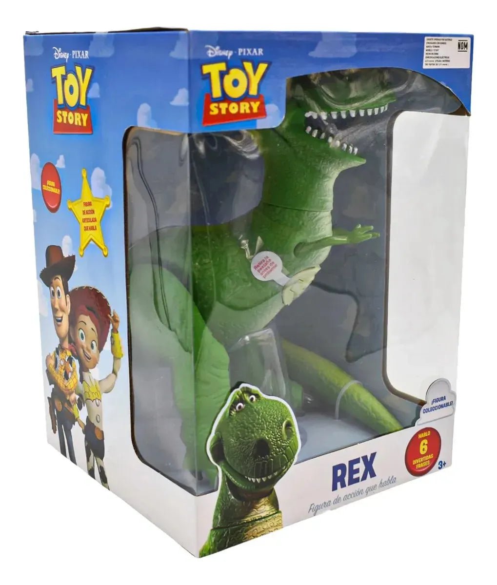 Rex que Habla Toy Story – Figura de Acción Coleccionable Disney Pixar - Chido Toys
