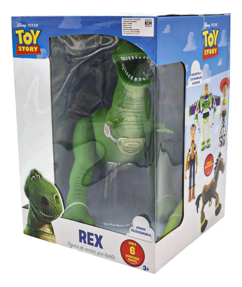 Rex que Habla Toy Story – Figura de Acción Coleccionable Disney Pixar - Chido Toys