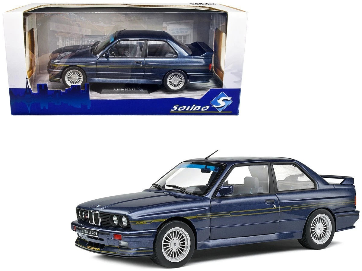 Solido BMW Alpina B6 3.5 S E30 1:18 azul metálico