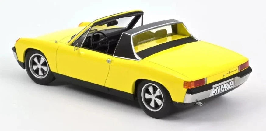 Norev VW-Porsche 914-6 1973 1:18 amarillo con techo Targa negro