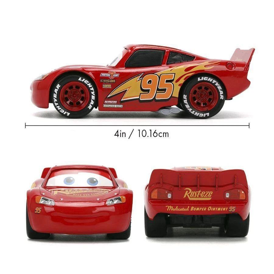 Jada Toys Lightning McQueen Cars 1:32 diecast rojo con llantas rodantes