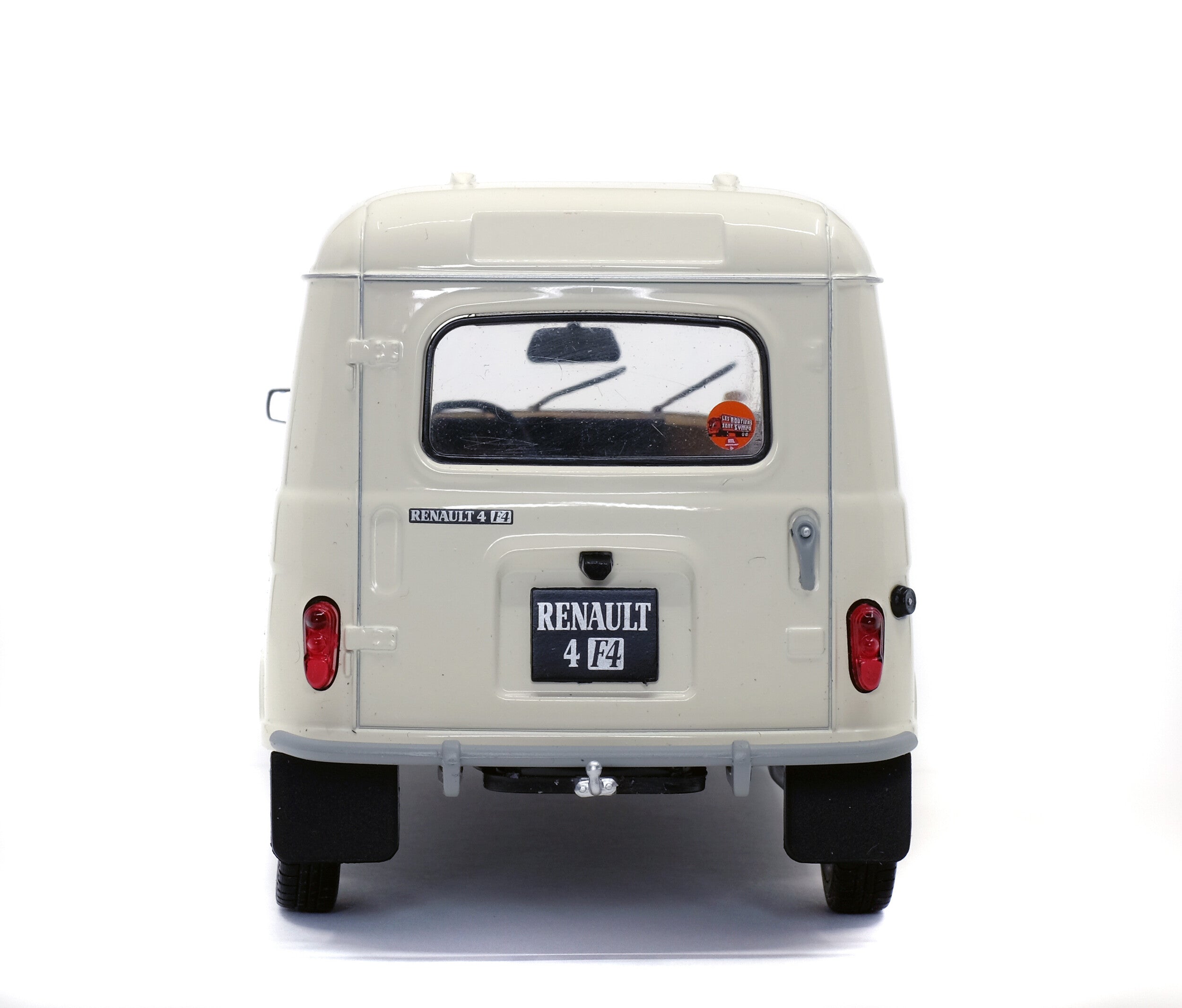 Solido Renault 4 F4 Furgoneta 1975 1:18 color beige con puertas abatibles