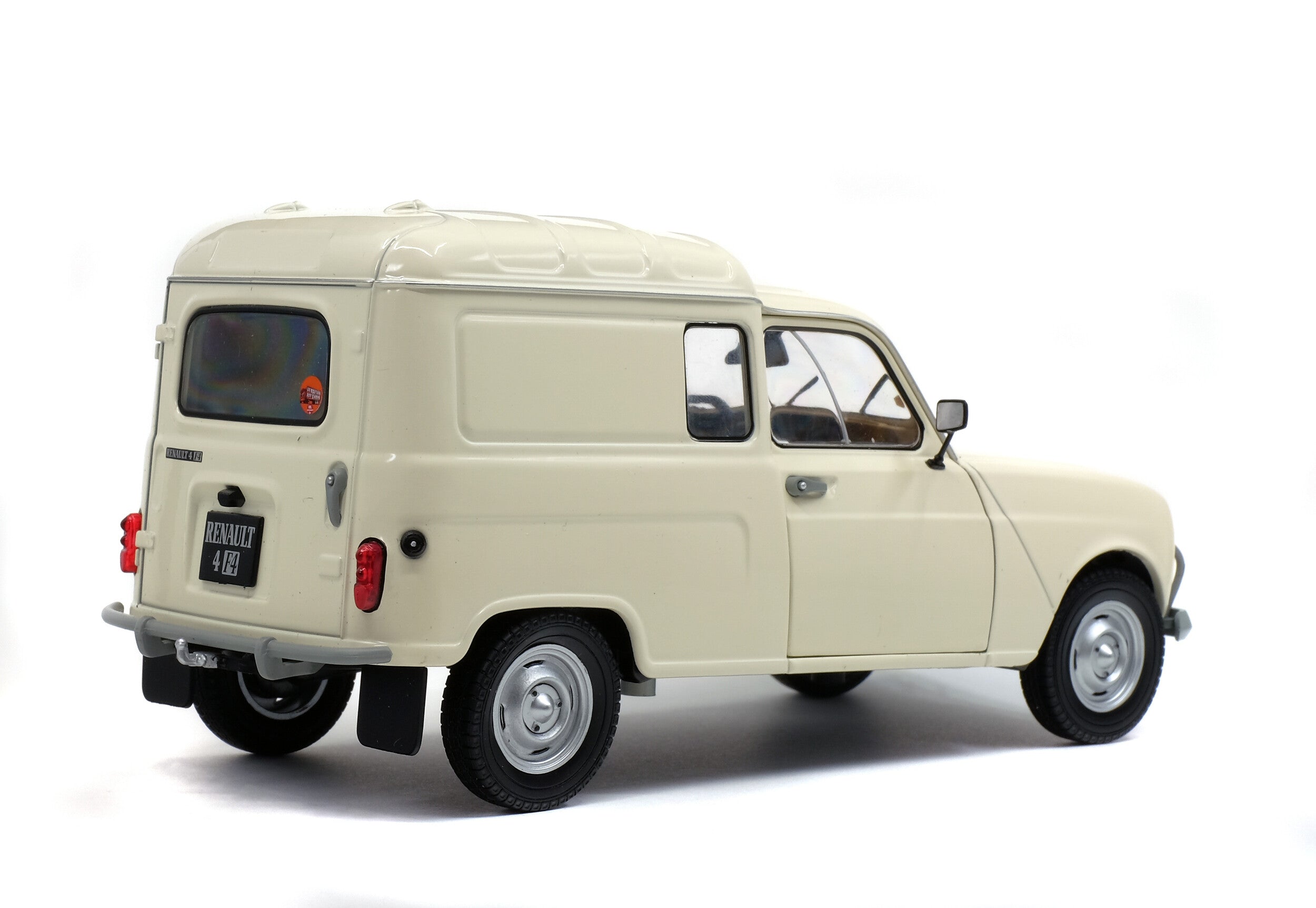 Solido Renault 4 F4 Furgoneta 1975 1:18 color beige con puertas abatibles
