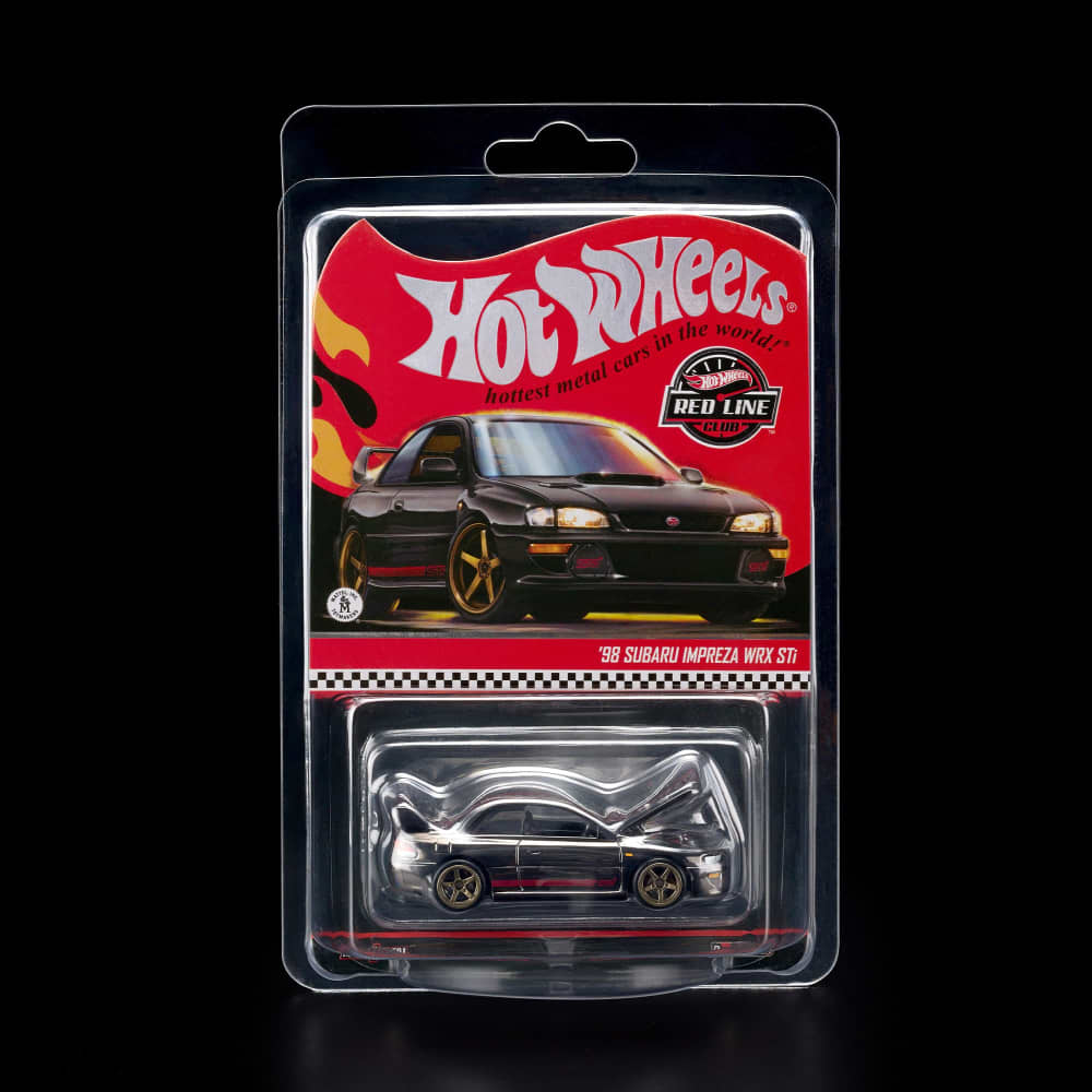 Hot Wheels RLC ’98 Subaru Impreza WRX STi 1:64 Spectraflame Slate