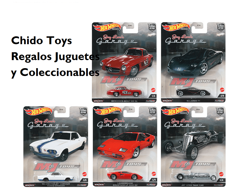 Serie Premium Hot Wheels Car Culture 2022 N Case ” Jay Leno's Garage “ - Chido Toys