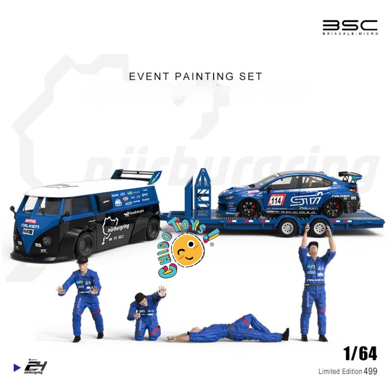 SET T1 “EVENT PAINTING” 1:64 – Briscale - Chido Toys