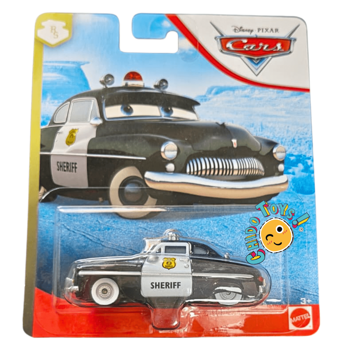 Sheriff Disney Pixar Cars – Escala 1:55 Mattel - Chido Toys