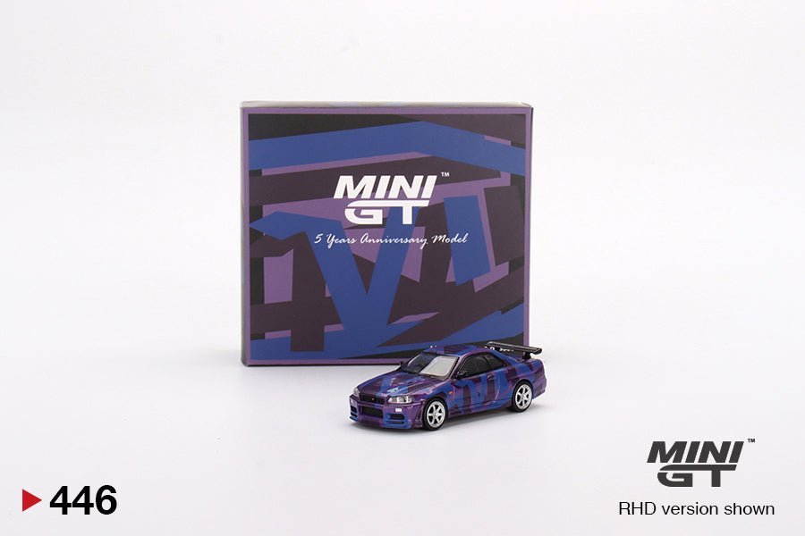 Skyline Mini GT 5° Aniversario 1:64 – Edición Limitada a 9,999 Pieza - Chido Toys