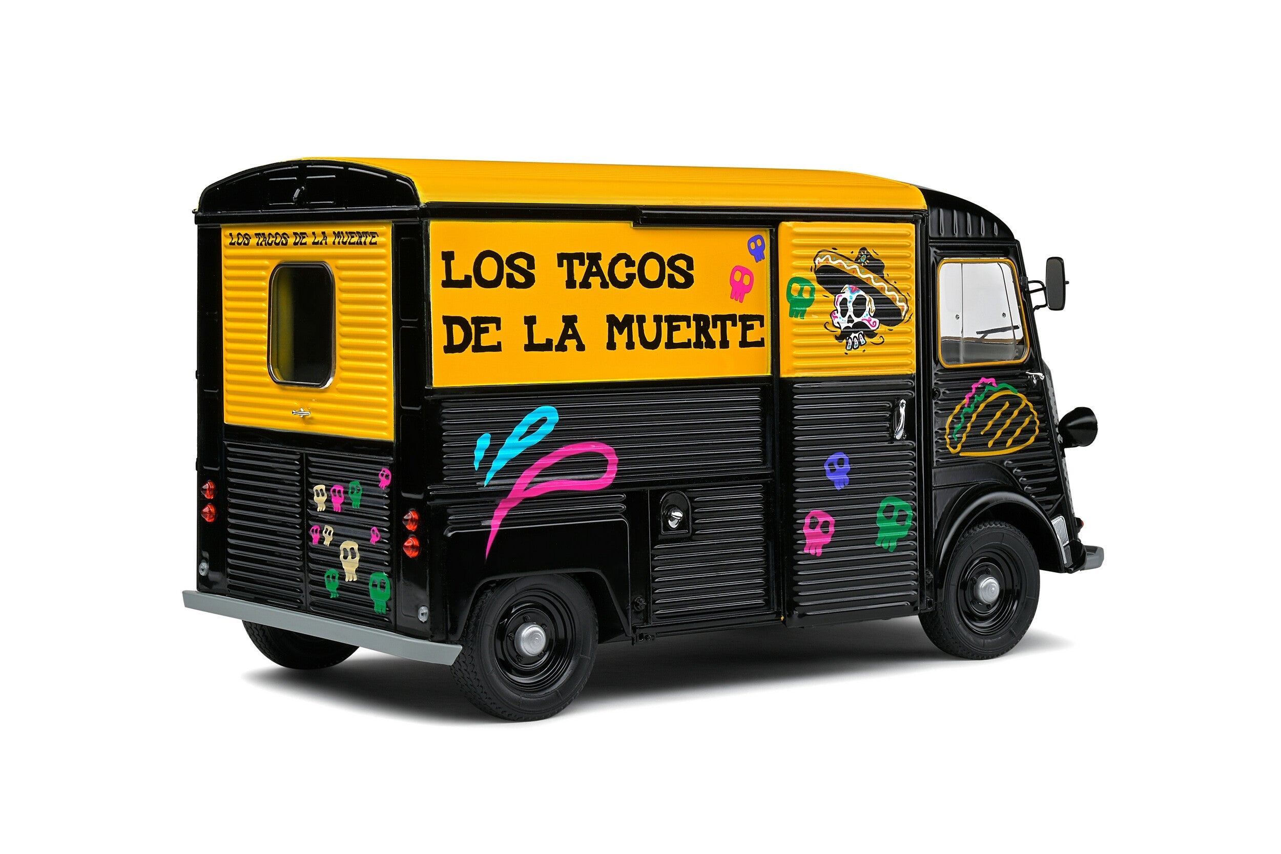 Solido Citroën Type HY 1969 1:18 Los Tacos de la Muerte - Chido Toys