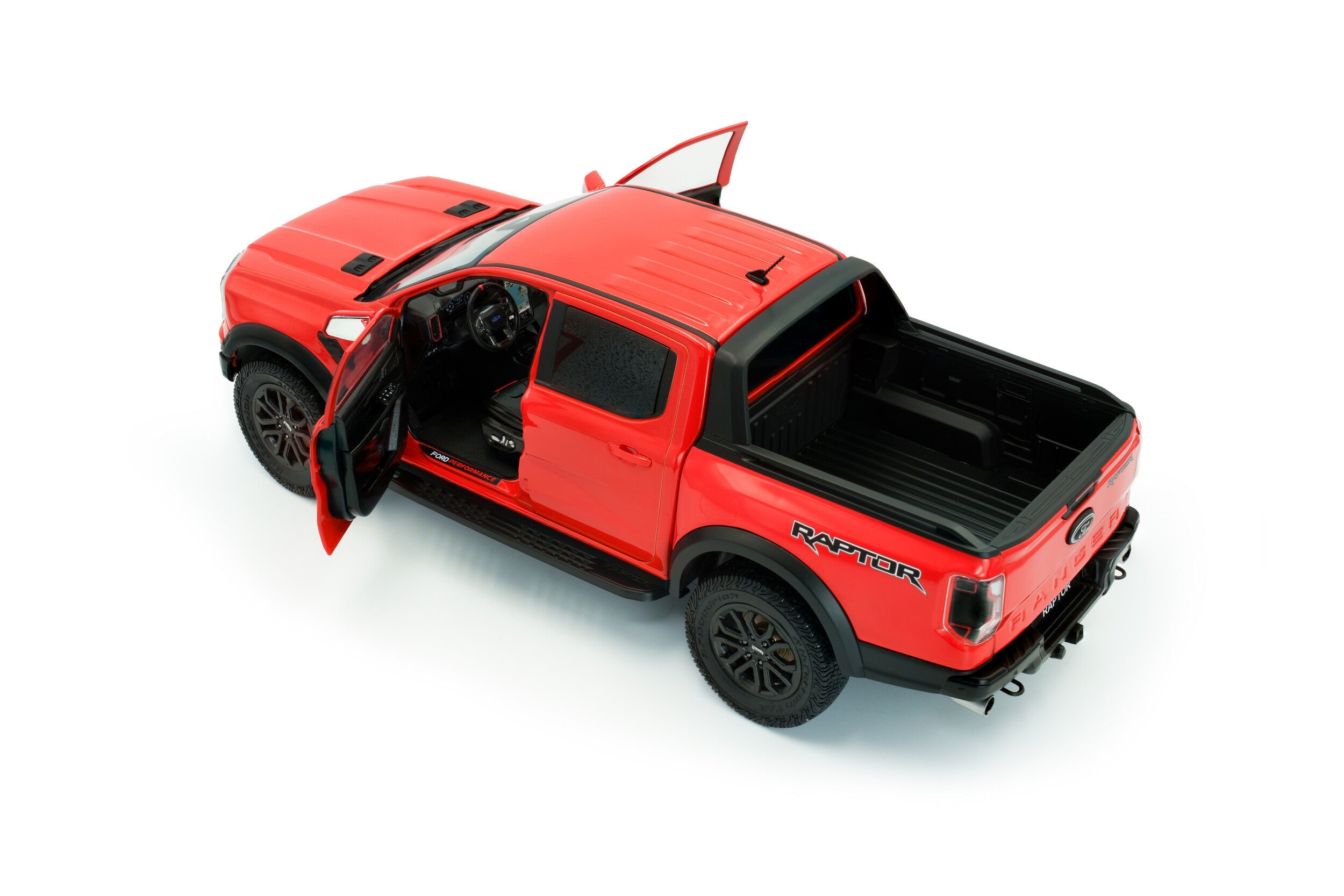 Solido Ford Ranger Raptor 2024 1:18 Naranja Apertura - Chido Toys