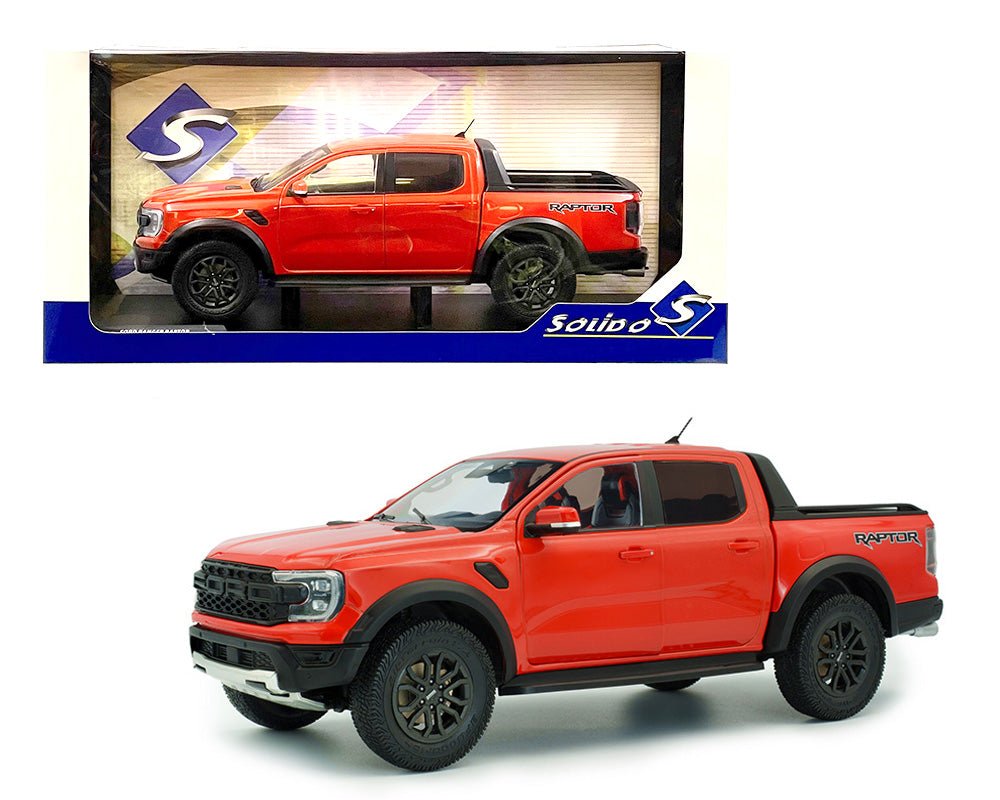 Solido Ford Ranger Raptor 2024 1:18 Naranja Apertura – Chido Toys