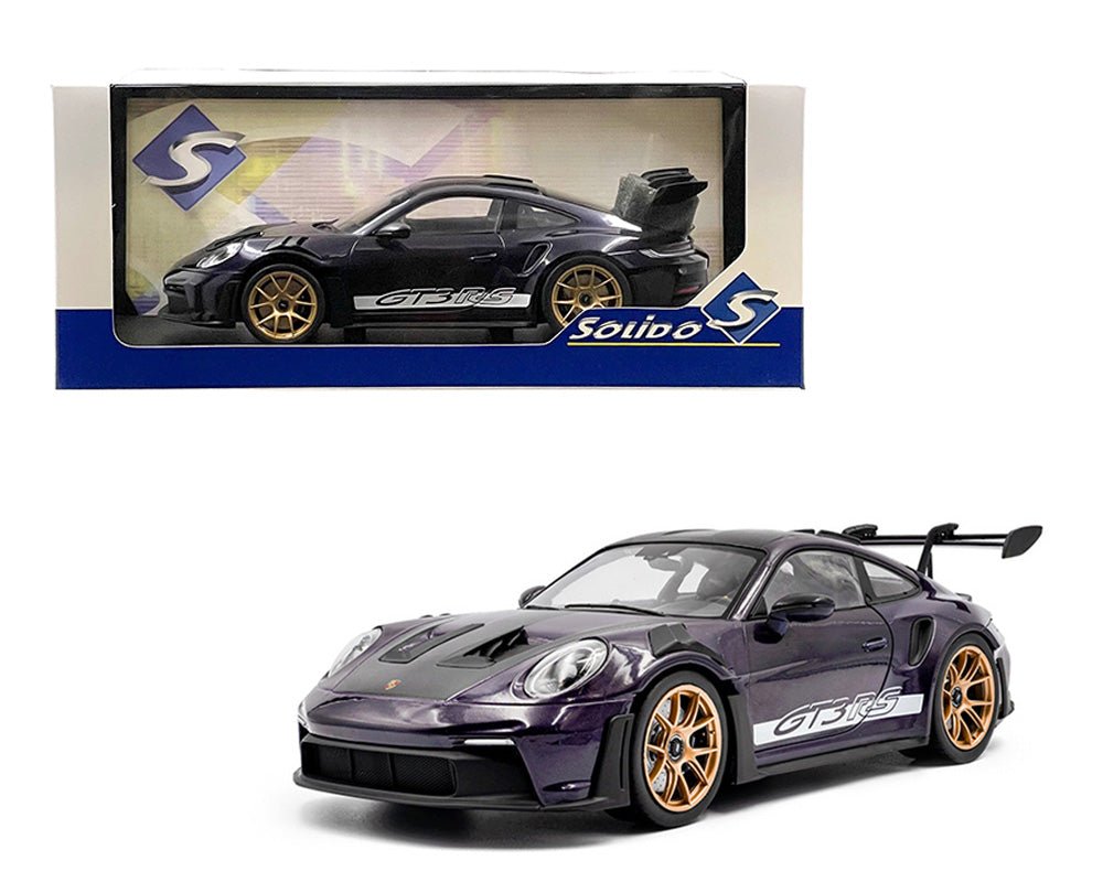 Solido Porsche 911 GT3 RS Weissach 1:18 Viola Purple - Chido Toys
